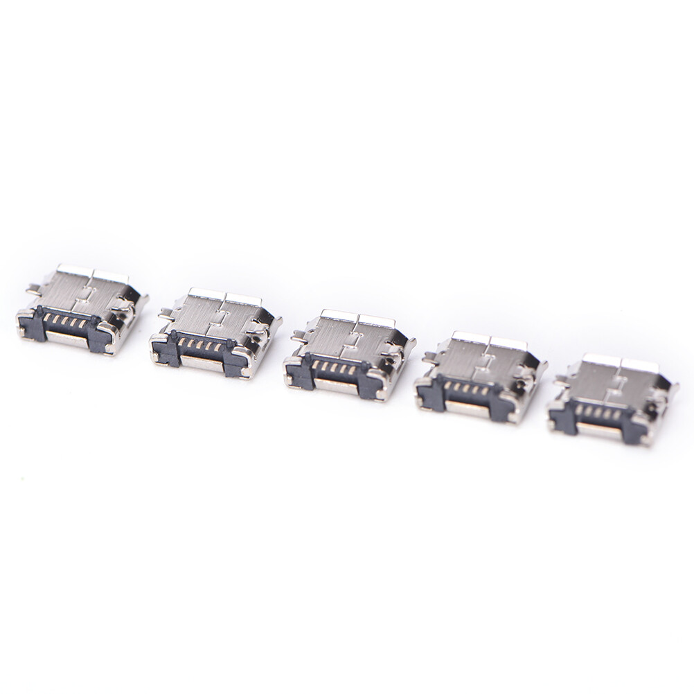 Maraa 10pcs Micro USB 5pin B type Female Connector For Connector 5 pin Charging Socket Hot sale