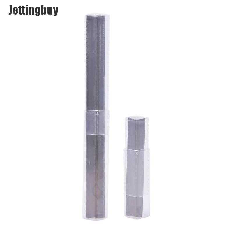 [Jettingbuy] 2 Lưỡi Dao Cắt Bằng Thép Không Gỉ 4 Inch/8 Inch Bộ Dụng Cụ Cắt Đất Sét Gốm Polymer