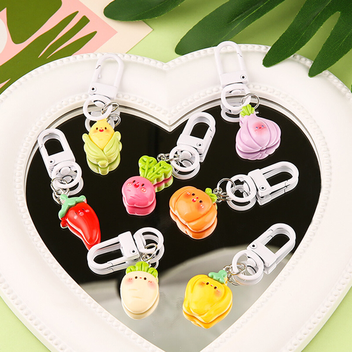 Funny Fruit and Vegetable Shaped Key Chain