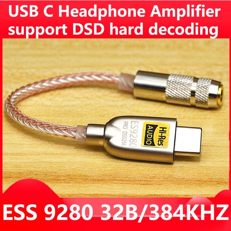 Usb type c online headphone amplifier