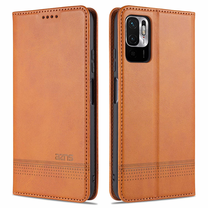 Case for redmi note 10 5g xiaomi poco m3 pro 5g soft wallet cover stand holder with pocket