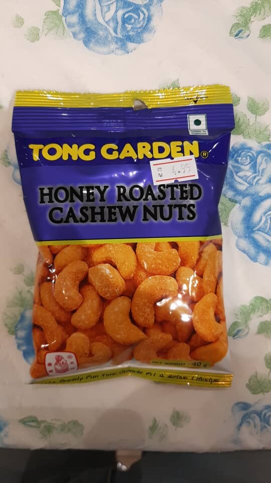 Tong GardenHoney Roasted Cashew Nuts 40g Lazada