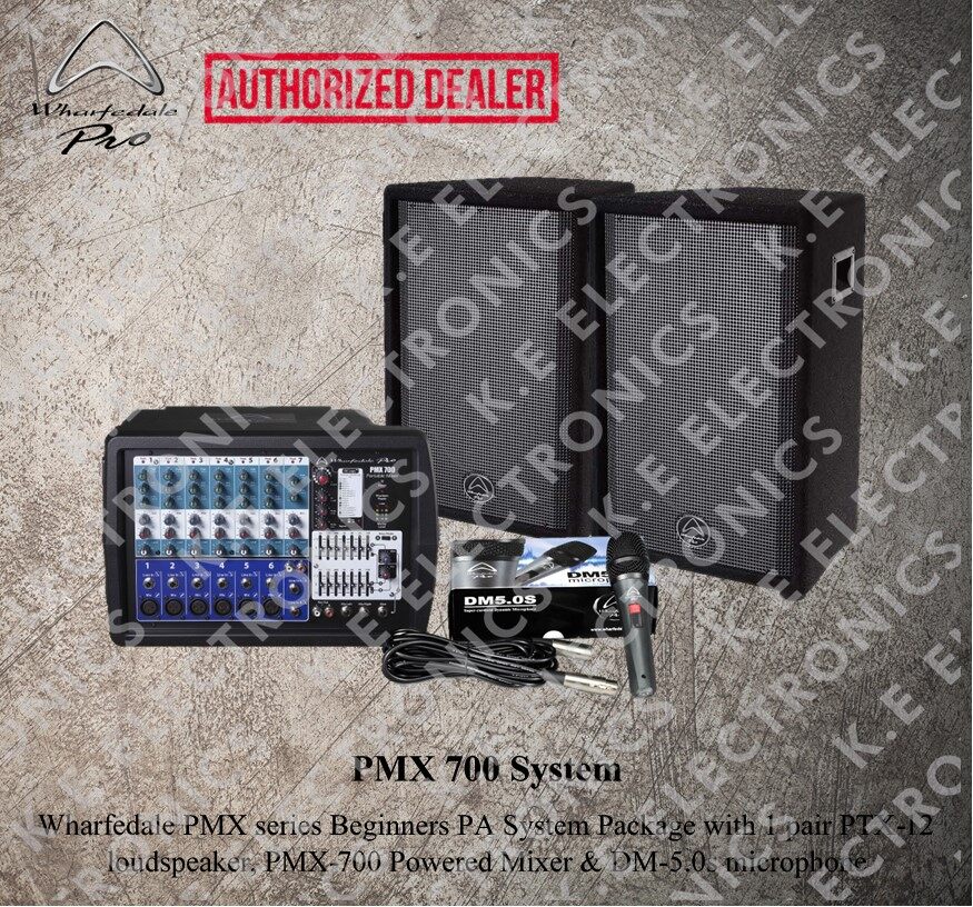 PMX 700 System Wharfedale Pro PA System Package Lazada