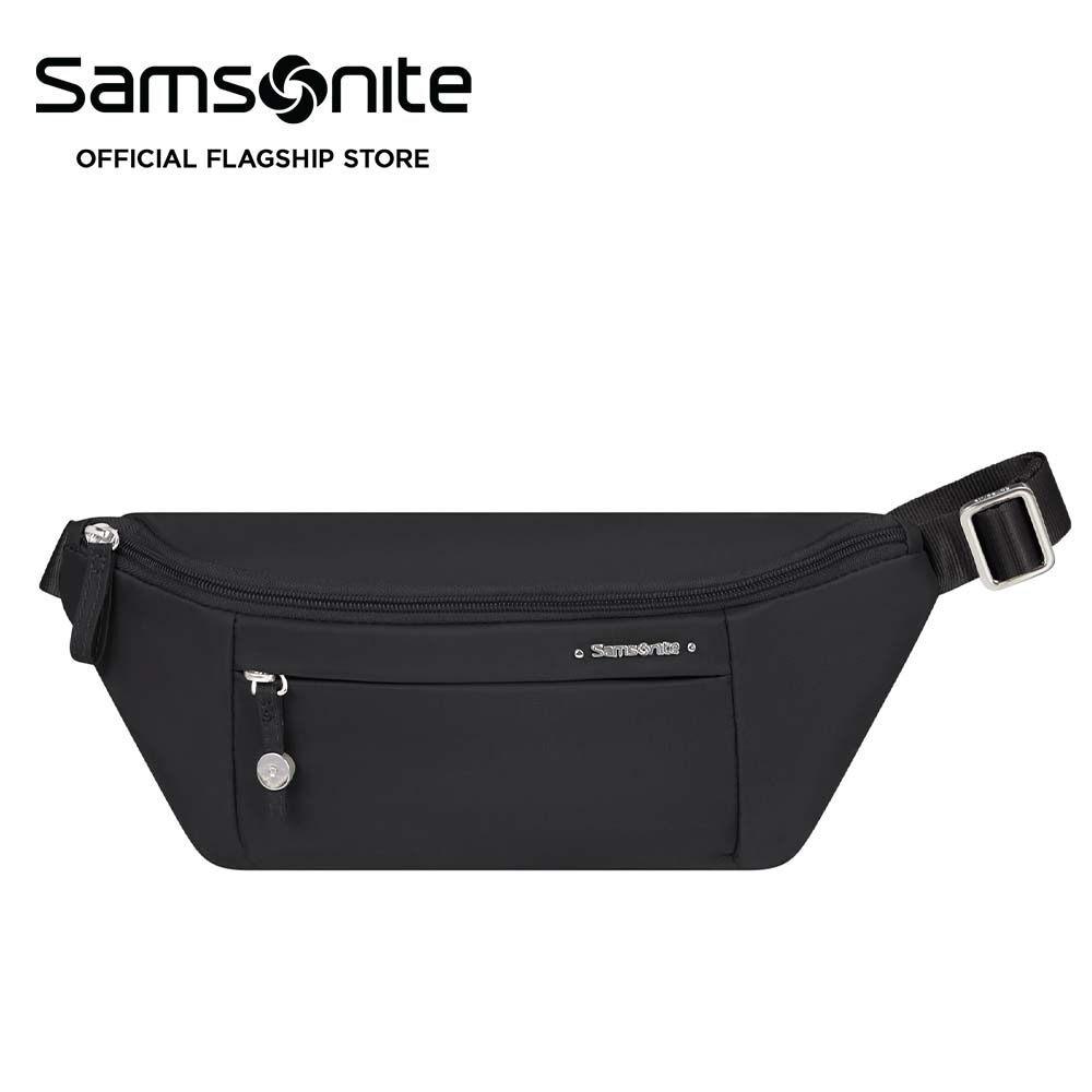 Samsonite MOVE WAIST BAG S Plain Design Nylon Bag Dark Blue