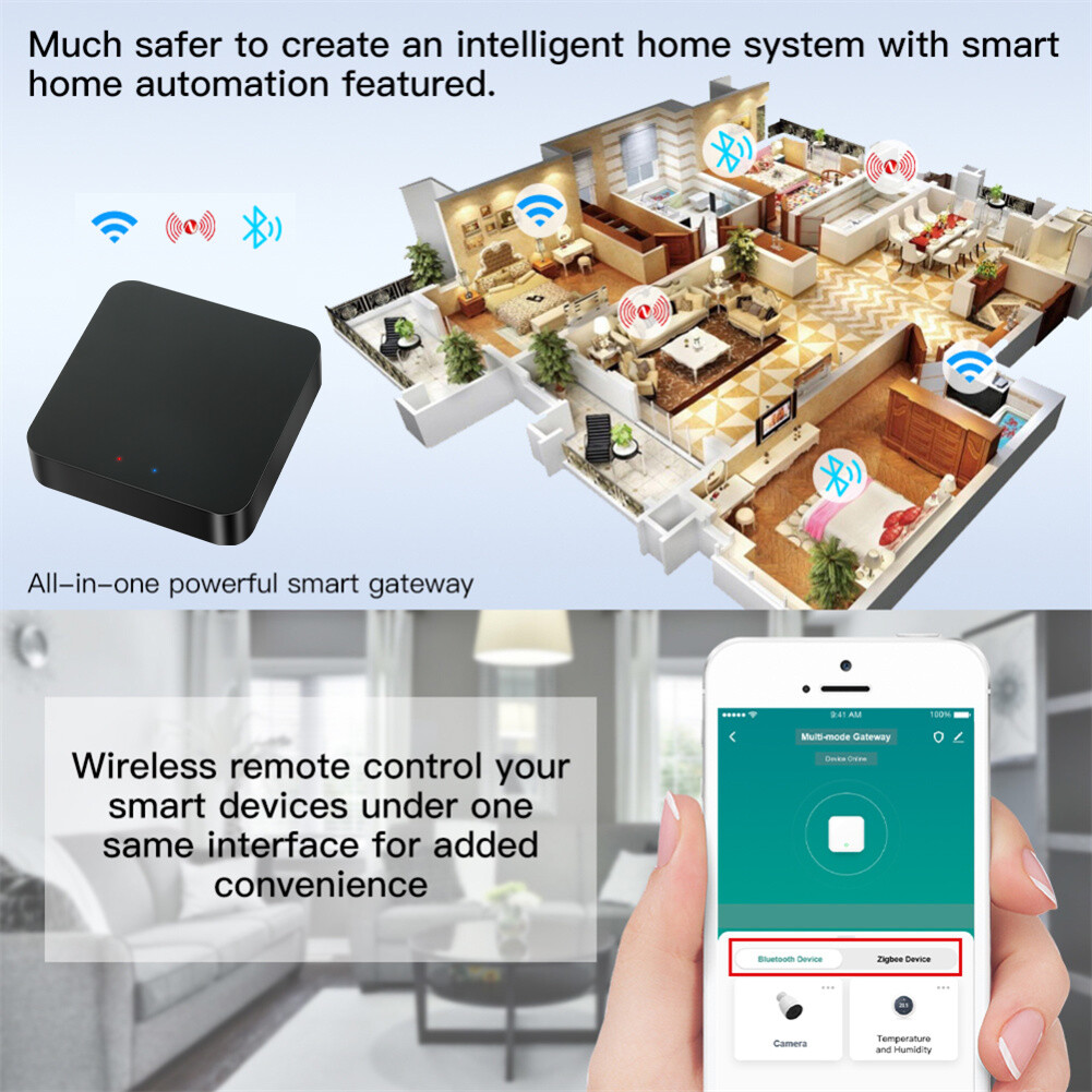 Cổng ZigBee E Life Smart Store Thông Minh Tuya 3.0 Cổng Đa Chế Độ Tương Thích Blue-Tooth Bridge Không Dây Tuya Cuộc Sống Thông Minh Điều Khiển Điều Khiển Thiết Bị 128 Vì Hiệu Suất Mạnh Mẽ Hoạt Động Cho Alexa Google Home