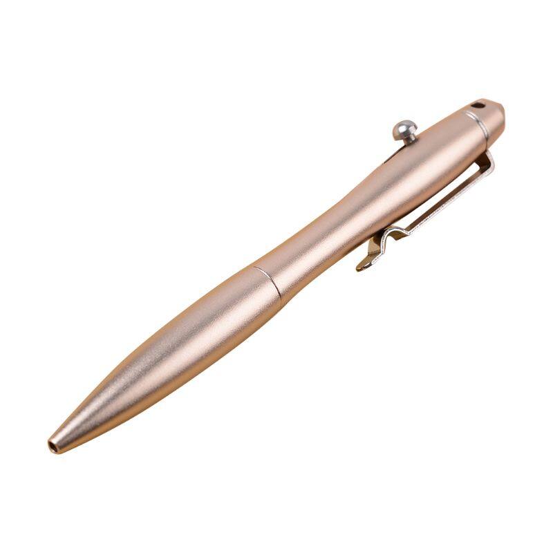 Practical Solid Aluminum Alloy Gel Ink Pen Retro Bolt Action Writing Tool School Office Stationery Supply