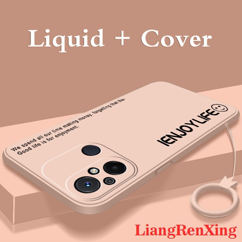 ốp lưng ốp lưng Ốp lưng mềm vỏ điện thoại Redmi 12c 5g bảo vệ Silicone lỏng vỏ Cản Sốc chống sốc mịn thiết kế mới ytzimu02 đẹp viền vuông cute đẹp viền vuông cute