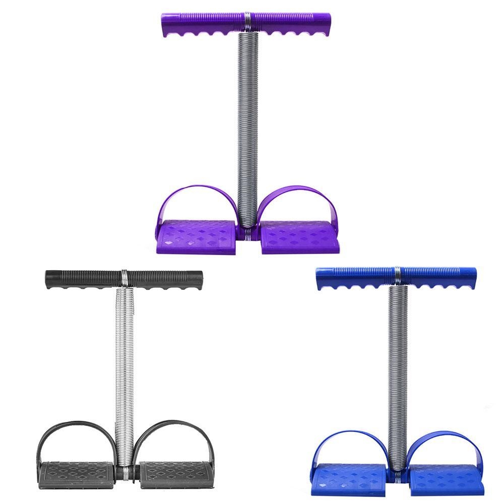 【HOT NEW】 ElasticSpring Sit-Up Pull Rope Spring Tension Band Foot Pedal Abdominal Exerciser ExerciseSlim Training Equipment