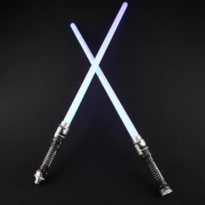 Lightsaber Toys 2pcs For Children Saber Luminous Jedi Sabre Laser Sword Led Flashing Lightstick Glow In The Dark Cosplay Kid Toy Lazada Ph