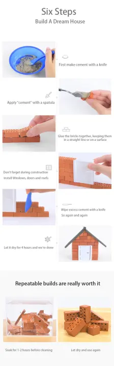 pretend house bricks