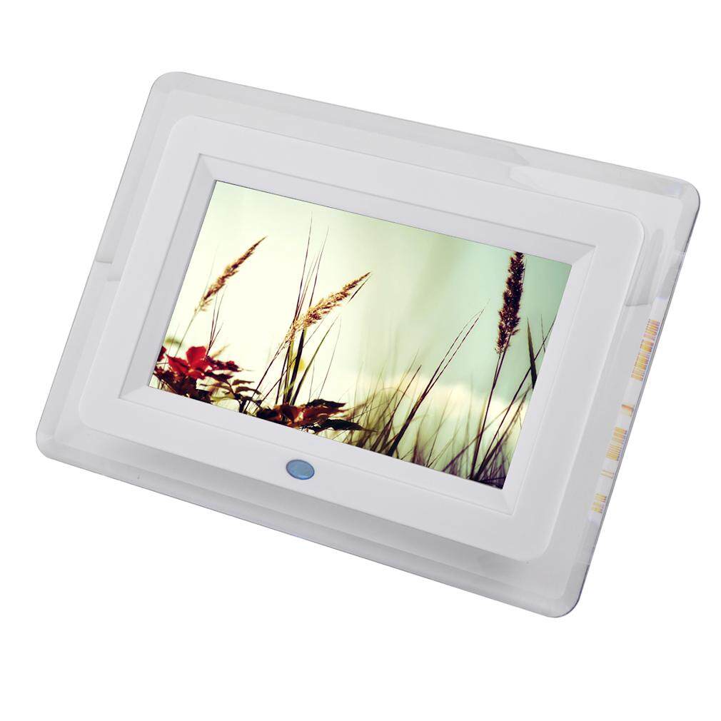 UINN 7 \\ \"TFT-LCD Nhấp Nháy Khung Ảnh Kỹ Thuật Số Phim MP3 MP4 Người Chơi Đồng Hồ Báo Thức