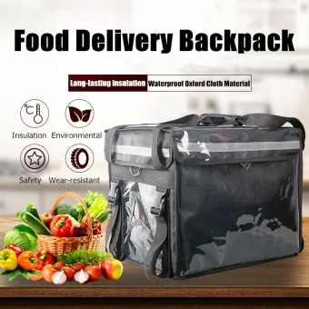insulated food delivery backpack