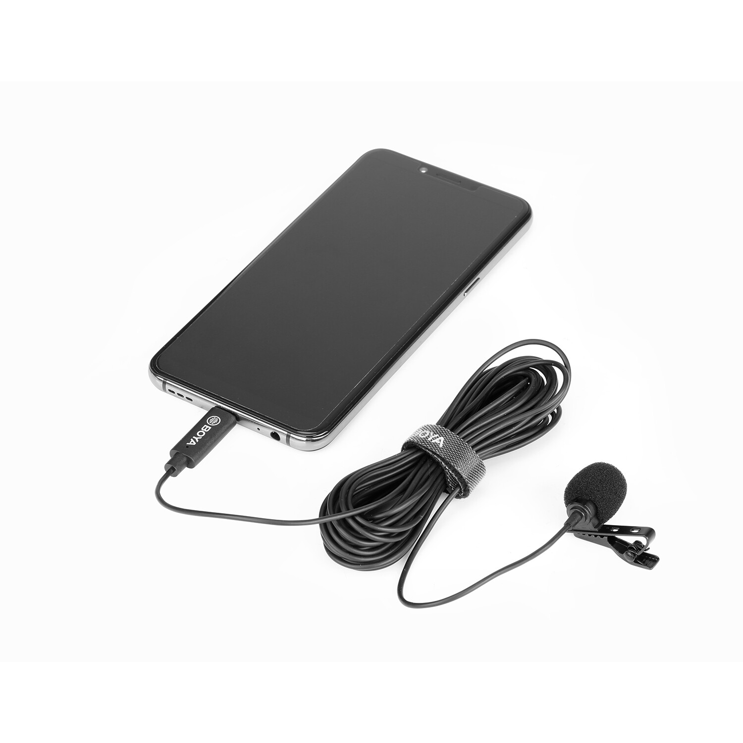 Micrô Lavalier đa hướng Boya BY-M3 cho USB-C thiết bị Android (Chiều dài cáp 6M)