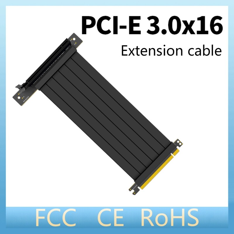 Cáp Riser 3.0 PCIE X16 Tốc Độ Tối Đa Cáp Nối Dài Card Đồ Họa PCI Express Riser Bộ Mở Rộng Được Bảo Vệ Cho GPU, Dọc