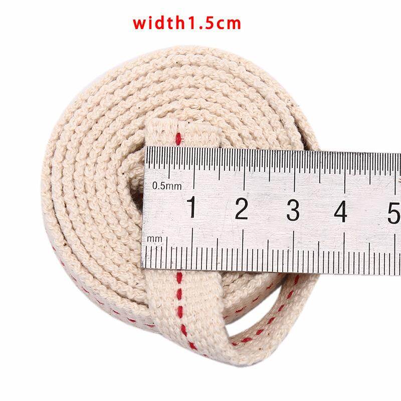 Yolandas 1M Kerosene Lamp Wick Braided Cotton Wick Flat Cotton Oil Lamp Wick For Oil Lamp