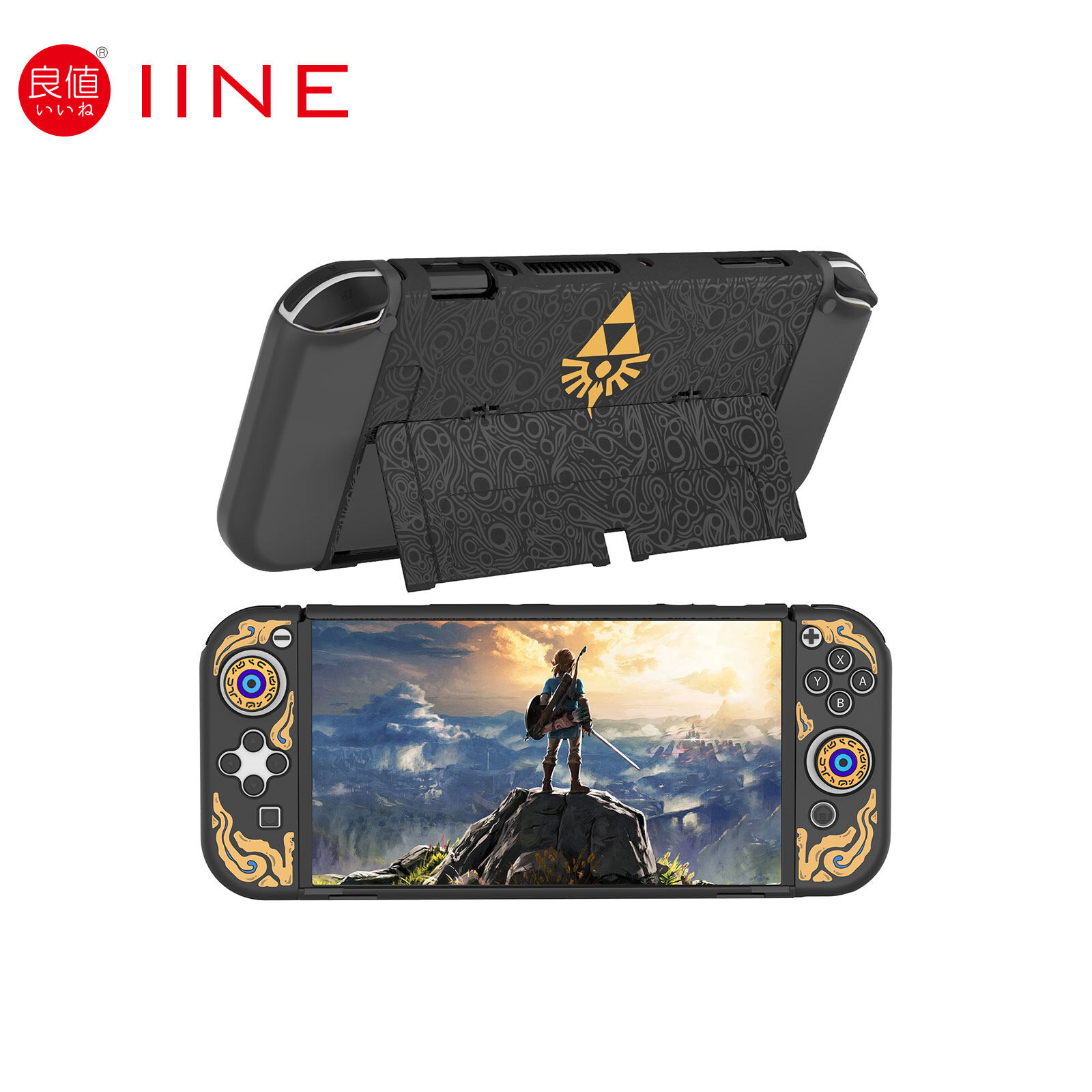 IINE Vỏ Ốp TPU Chống Sốc Switch Vỏ Bảo Vệ Máy Chơi Game Tương Thích Nintendo Switch OLED
