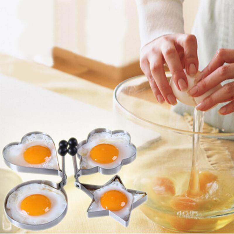 Houseeker Khuôn chiên trứng chất liệu thép không gỉ tiện lợi cho nhà bếp - INTL