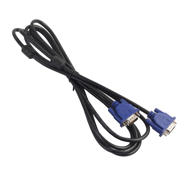 For 3m vga 15 pin male to male extension cable for pc laptop projector hdtv