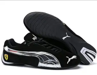 puma leather racing shoes