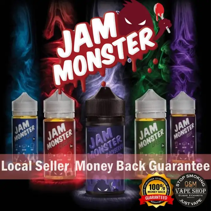Usa Jam Monster 100ml 3mg 6mg E Juice E Liquid Vape Flavor Vape Juice Lazada