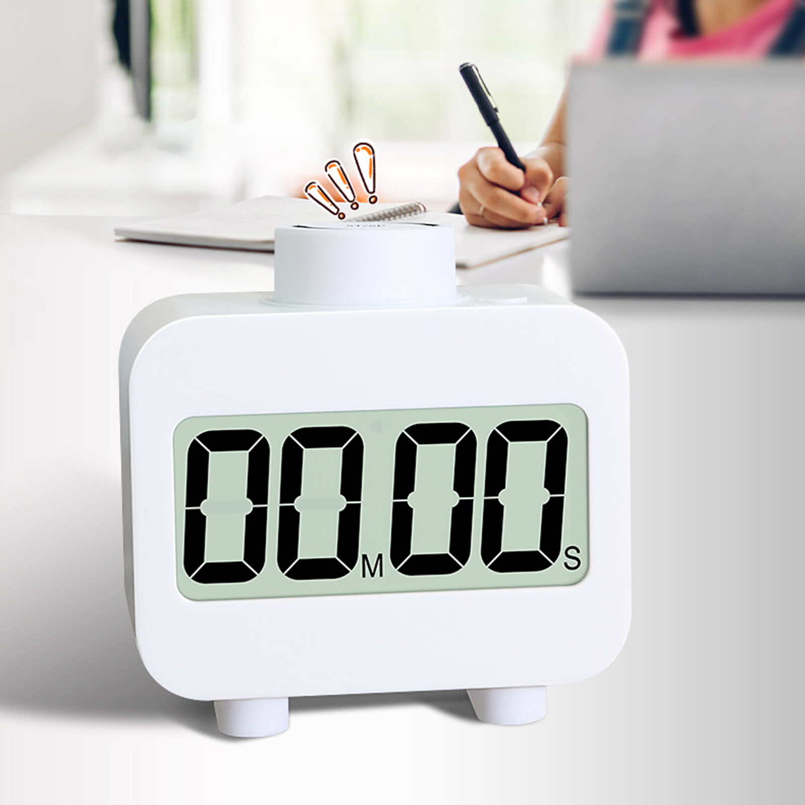 Autowholesaler Learning Timer Switch at Will Automatic Standby Mute Positive Timer And Countdown Precise Timing Student Study Time Manager for Study Time Manager Mute