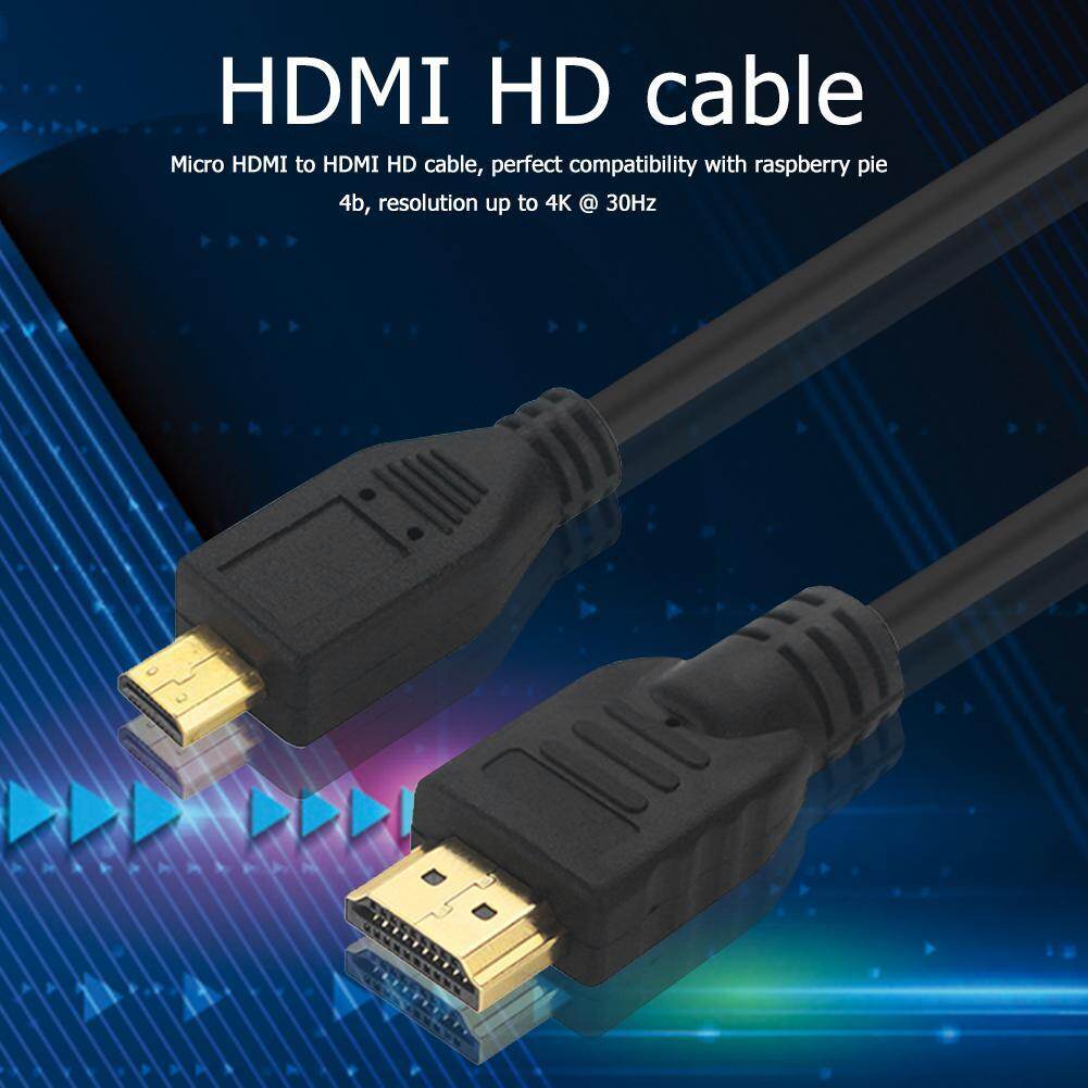 Cáp Micro HDMI Sang HDMI 1.5M Dây Chuyển Đổi Video 4K HD, Cho Raspberry Pi 4B