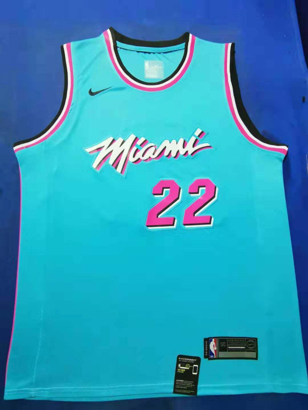 light blue miami heat jersey