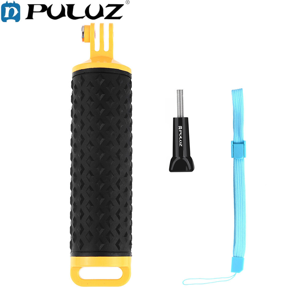 Puluz floating handle hand grip buoyancy rods &strap for gopros new hero/hero7/6/5/5 4session/4/3+/xiaoyi/dji osmo action cameras