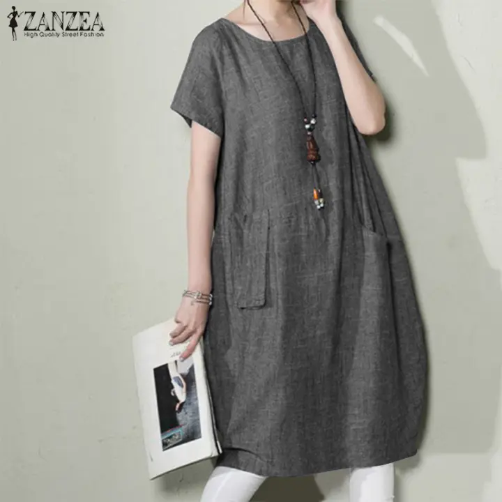 baggy midi dress