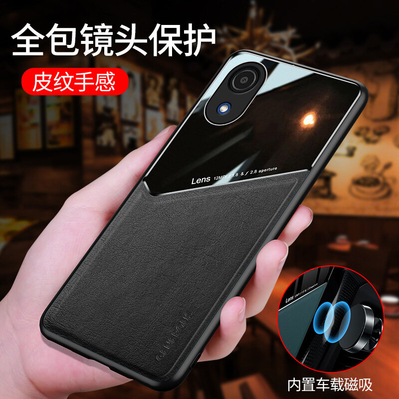 For Samsung Galaxy A03 Core Case Cover Samsung A03 Core PU Leather Hard Soft Silicone Frame Shockproof Back Cover