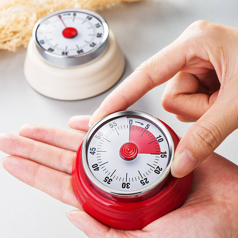KIZ336 Kitchen timer reminder mechanical timer students do problems time management alarm clock home electronic countdown