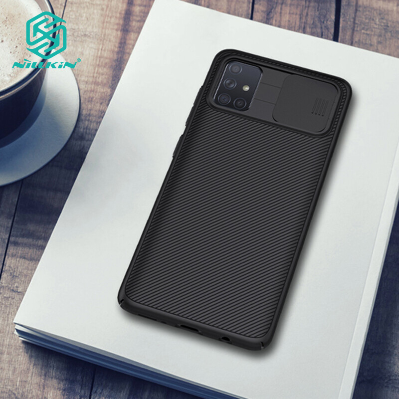 Nillkin Fashion Pc Case for Samsung Galaxy A71 Phone Cases Business Camera Protect Shockproof Privacy Back Cover