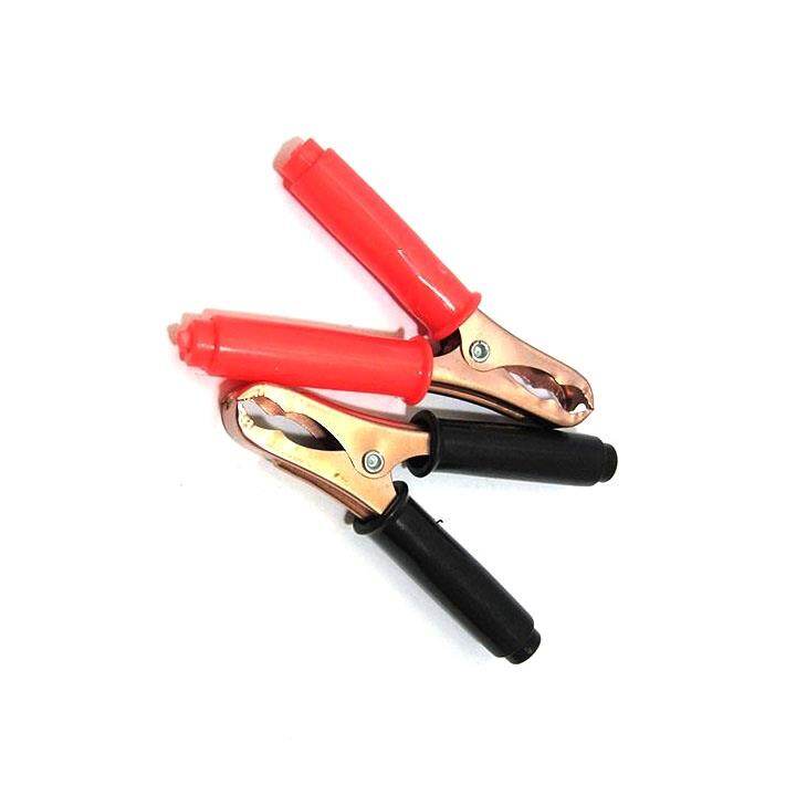 Kẹp Cá Sấu Kẹp Bình Acquy 16x10.5cm (1 Cặp Đỏ- Đen)