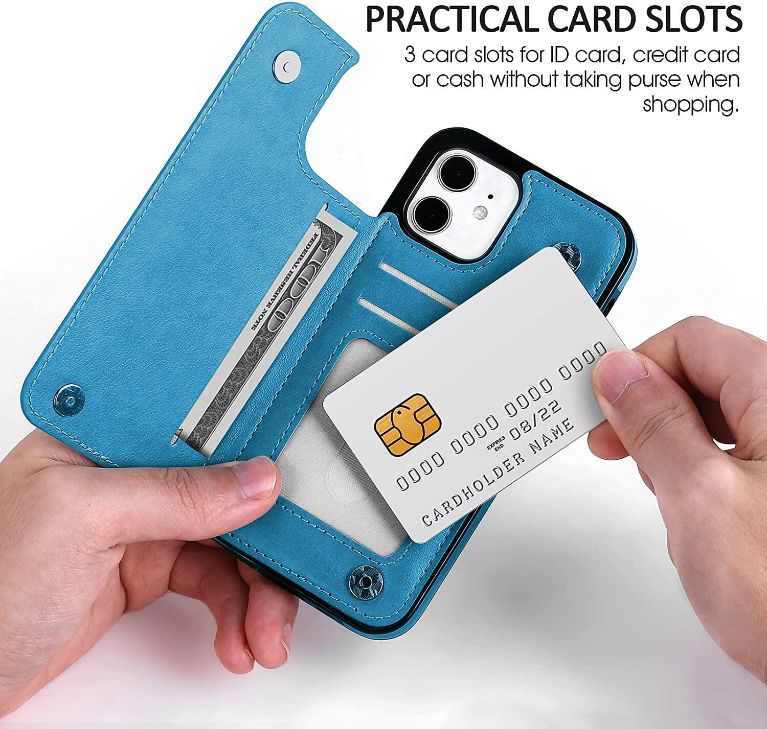 Cho trường hợp Ví iphone 17 Pro Max, ốp lưng khung khe đựng thẻ Mandala mỏng cho Iphone 17/Air/16 Plus/16e/15 Pro Max/15 Plus/14 Pro Max/13 Pro Max/12 Pro Max/12 Pro/12 Mini/12/11 Pro Max/11 Pro/11/XS Max/XR/x