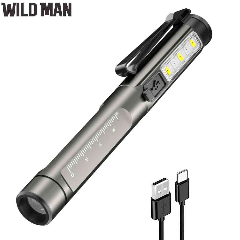 Portable Emergency Medical Pen Light Rechargeable Inspection Flashlight LED Work Light Lazada