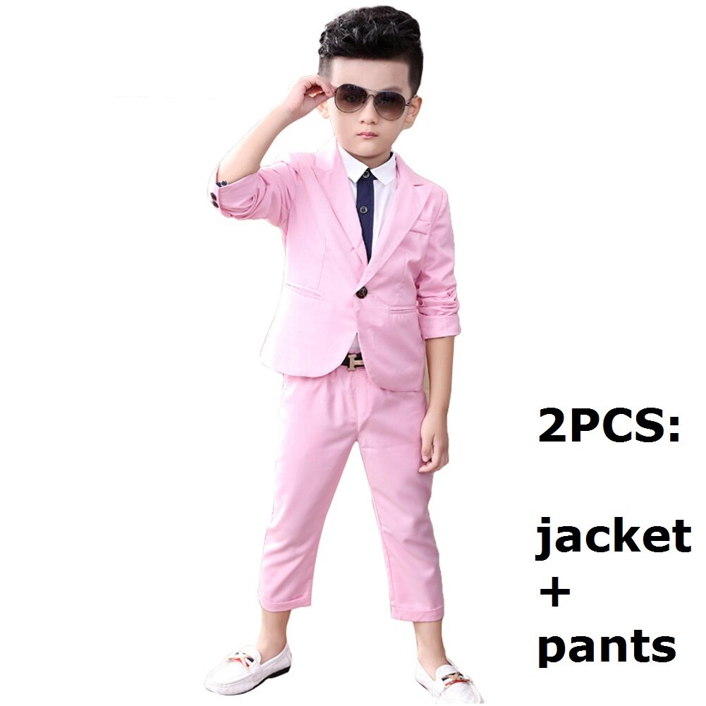 Boys pink deals suit jacket