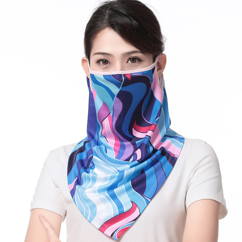 Longxidi Ngoài Trời Mới Cưỡi Khăn Trùm Đầu Chống Nắng Mặt Nạ Chống Tia Cực Tím Cổ Bảo Vệ Mặt Nam Và Thể Thao Cho Nữ Bib Cover