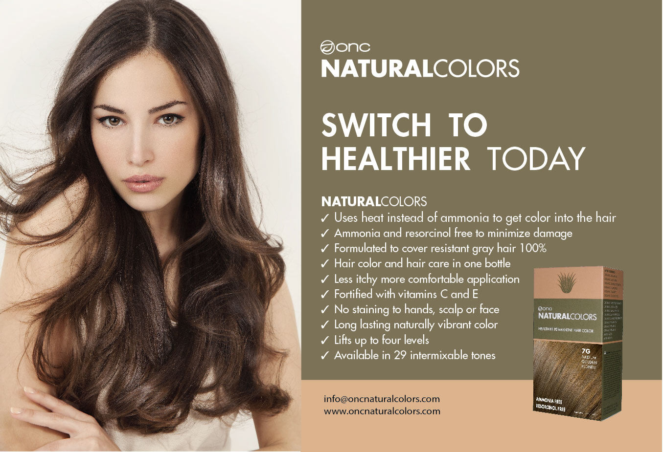 9 G Golden Blonde ONC Organic Natural Hair Colour (Original ONC