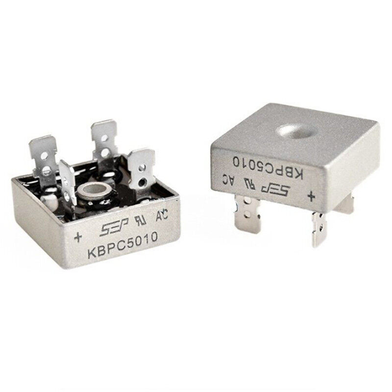 Ruing 50a 1000v metal case single phases diode bridge rectifier kbpc5010