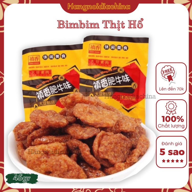 2 Gói Bimbim thịt hổ tuổi thơ thơm ngon hấp dẫn 45g