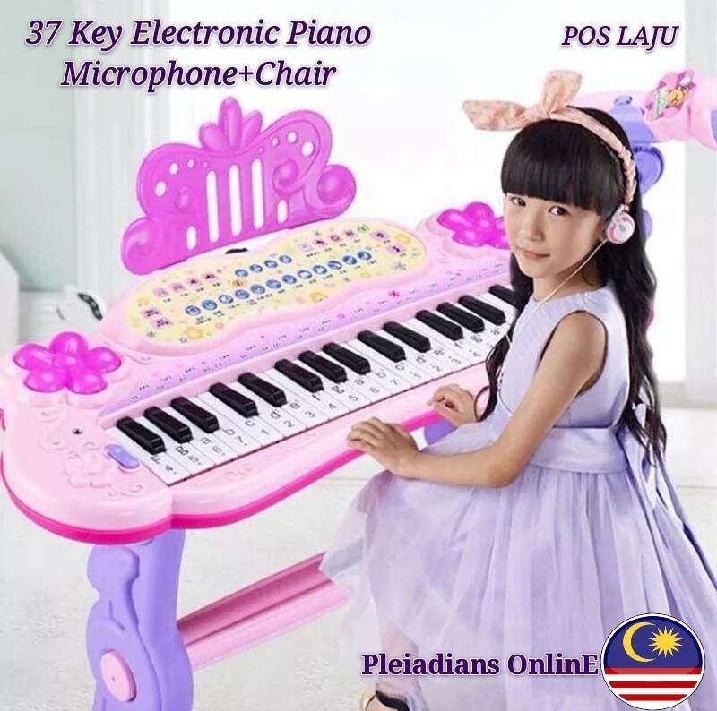 READY STOCK Musical Toys Electronic Keyboard Piano Set With Microphone Malaysia