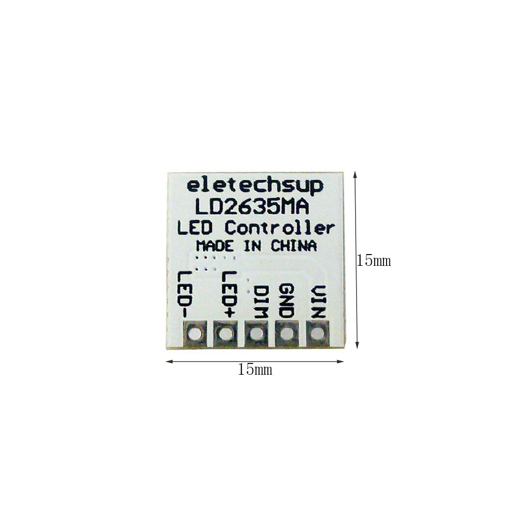 5Pcs DC 5-27V 350mA 8W Step-down HB LED Driver Module PWM Adjustable Controller DC-DC Buck Constant Current Converter