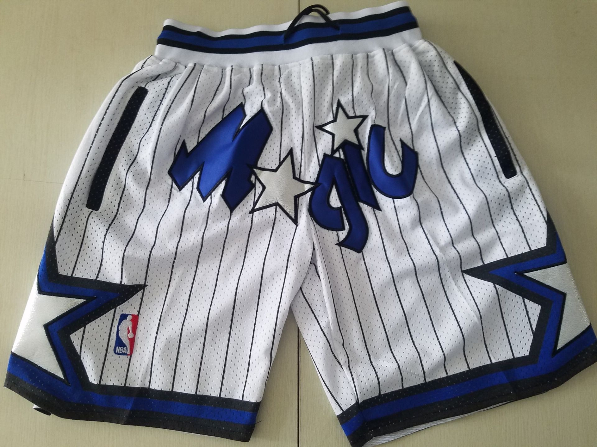 orlando magic white shorts