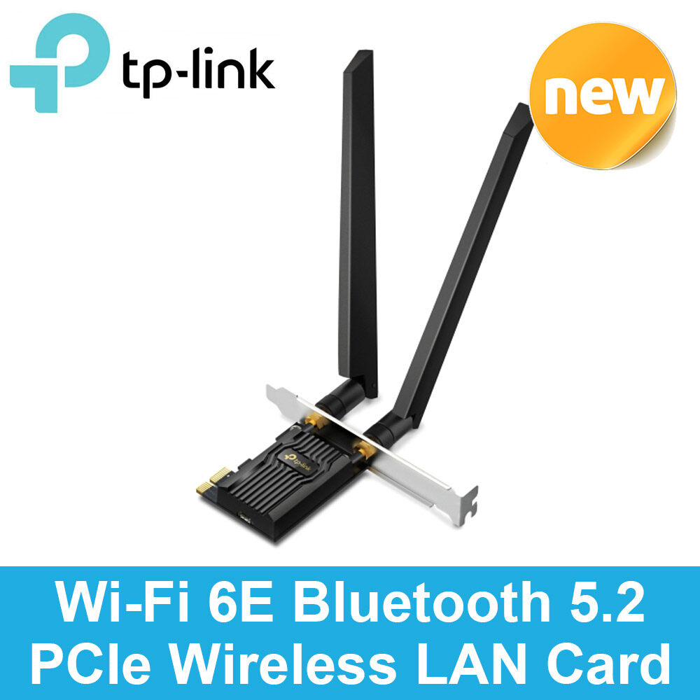 TPLink Archer TXE72E WiFi 6E Bluetooth 5.2 PCle Wireless LAN Card