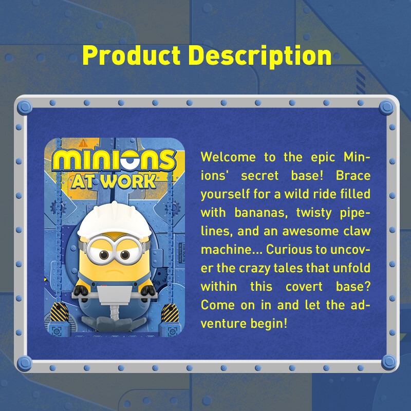POP MART Minions At Work Series Figures Blind Box