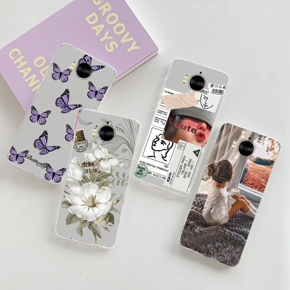 For Huawei Y5 (2017) Clear Soft TPU Cute Painted Silicone Phone Case Casing Cover For Huawei Y5 (2017)