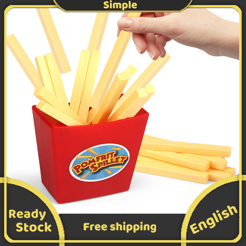 Bounce French Fires Board Game Kid Fun Guessing Game Family Time Board Game