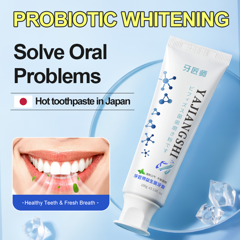 Kem đánh răng hunmui Dentist's Choice Probiotic (100g, xanh phiên bản màu trắng)