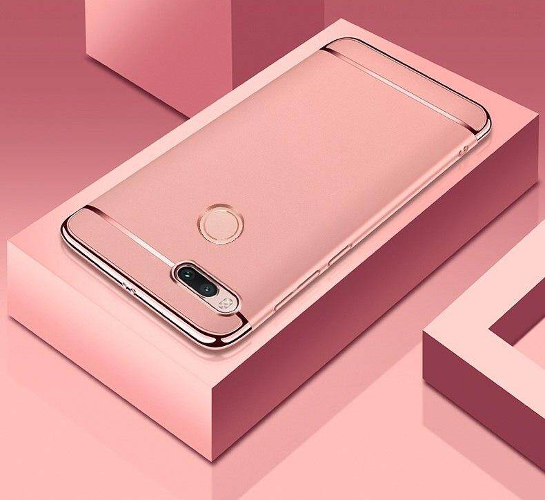 Untuk Xiaomi Mi A1 Case, Luxury 3 Dalam 1 Case Keras Sangat Ramping Cover Sarung Telepon Genggam