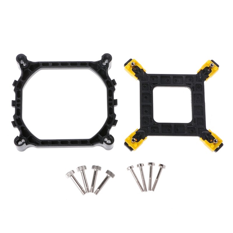 PC CPU Heatsink Mounting Bracket Holder Base Backplate Kit For Intel 115X/1366/2011